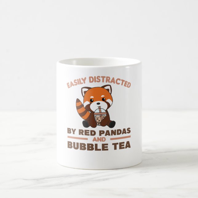 Caneca De Café Bolha Chá Vermelho Panda Chocolate Fora de Boba (Centro)