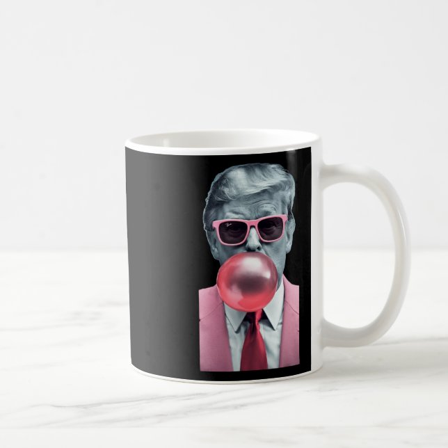 Caneca De Café Bolha de Trump Goma Yum 1 (Direita)
