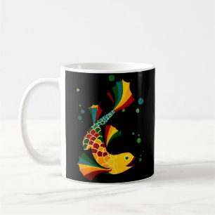 Caneca De Café bolhas coloridas "n