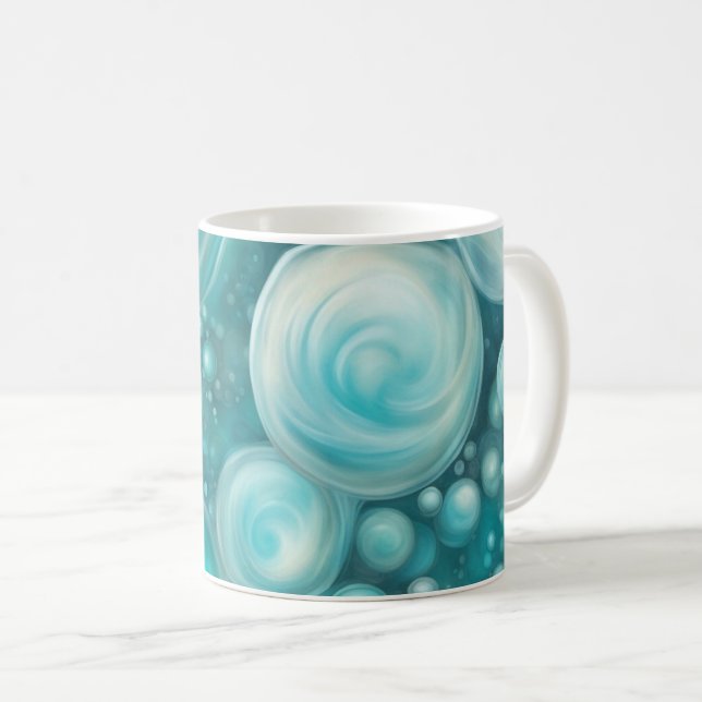 Caneca De Café Bolhas de Beluga (Frente Esquerda)