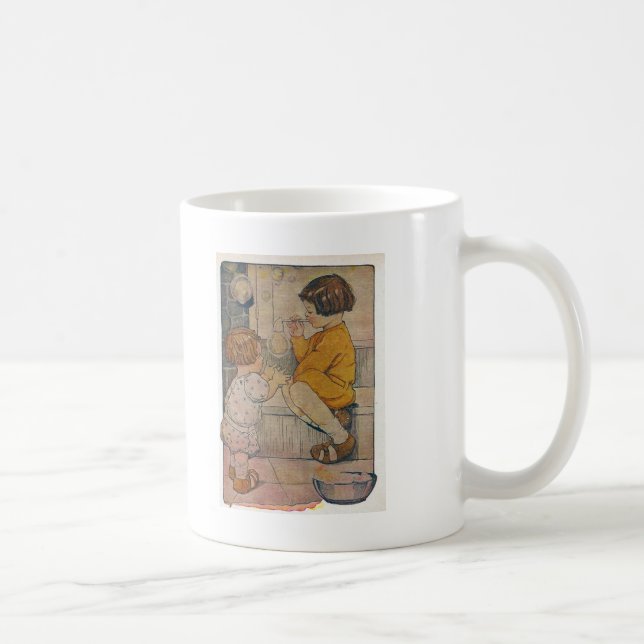 Caneca De Café Bolhas de Brilho (Direita)