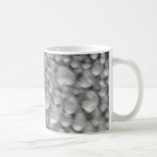 Caneca De Café Bolhas de Cinza clara