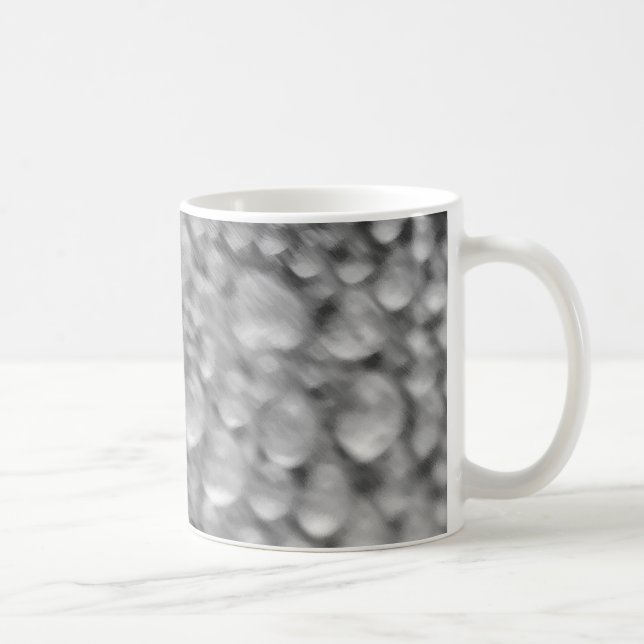Caneca De Café Bolhas de Cinza clara (Direita)