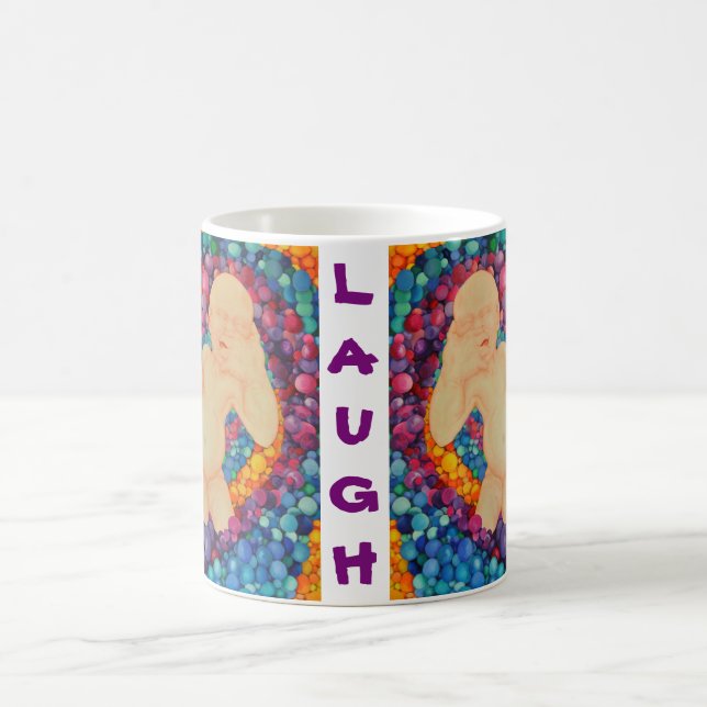 Caneca De Café bolhas rir (Centro)