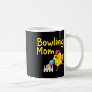 Caneca De Café Boliche Bonita Mãe Entusiasta do Jogo do Bowler En