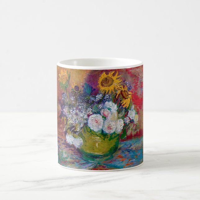 Caneca De Café Boliche com Flores, Van Gogh (Centro)