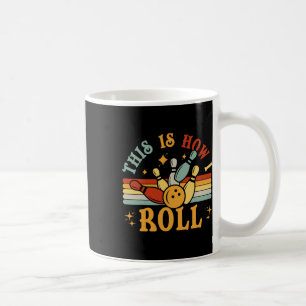 Caneca De Café Boliche De Cat Vintage É Assim Que Eu Engraçado