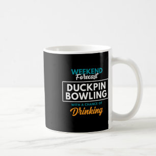 Caneca De Café Boliche de Pino de Pata de Previsão de Fim de Sema
