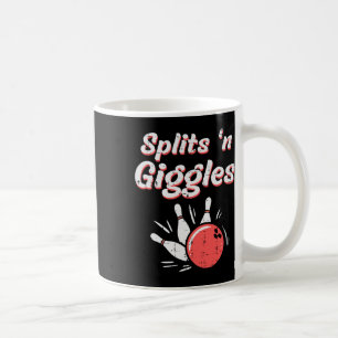 Caneca De Café Boliche Dividiu N Giggles Bowler Crianças Mulheres
