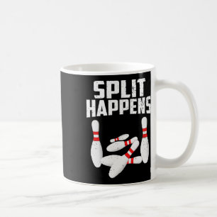 Caneca De Café Boliche Lover Shirt Split Acontece Homens Mulheres