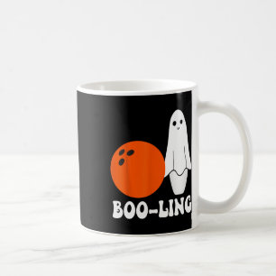 Caneca De Café Boliche Pun Boo-ling Boliches Engraçadas Hallowe