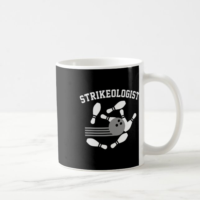 Caneca De Café Boliche Strikeologista (Direita)