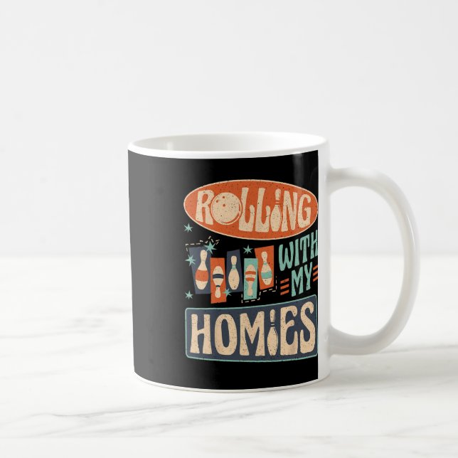Caneca De Café Boliche Team Pins Ataca Com Minhas Casas (Direita)