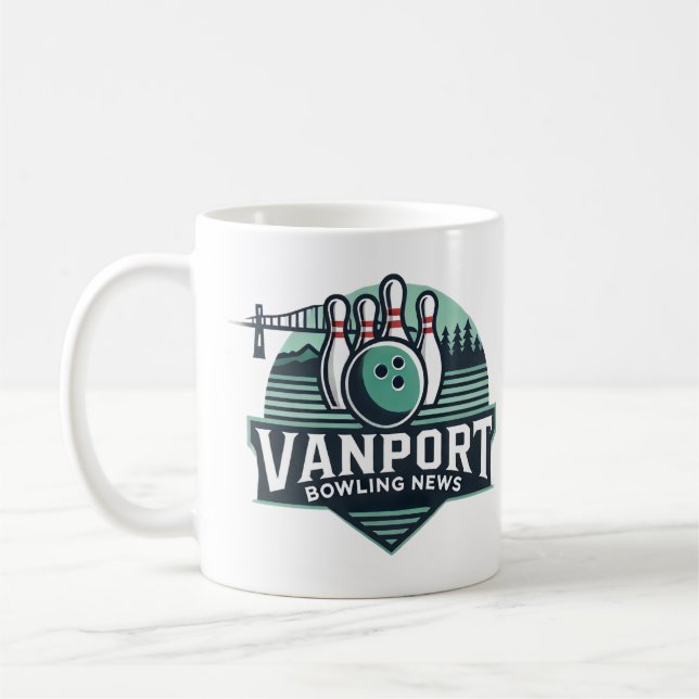 Caneca De Café Boliche VanPort News Café Mug NW Design (Esquerda)