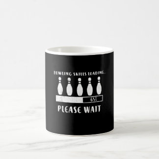 Caneca De Café Boliches Carregando, Aguarde