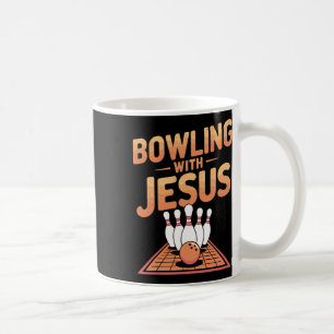Caneca De Café Boliches Com Jesus Por Divertimento E Rição Fiéis