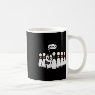 Caneca De Café Boliches Pinguins De Pinguim Oh Nenhum Homem Jogad