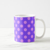 Bolinhas de Lilac na periwinkle