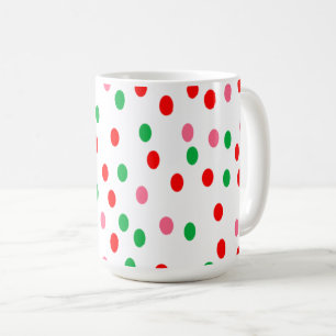 Caneca De Café Bolinhas de Natal