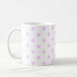 Caneca De Café bolinhas rosa lindas