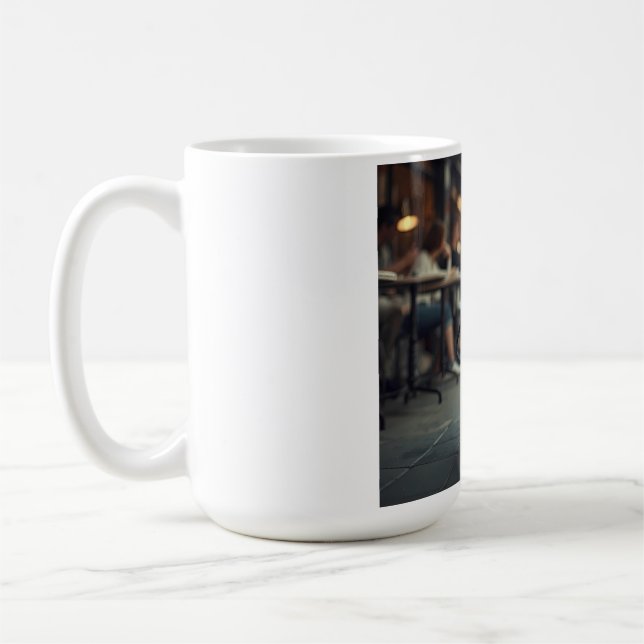 Caneca De Café Bolinho Elegante De Café Francês (Esquerda)