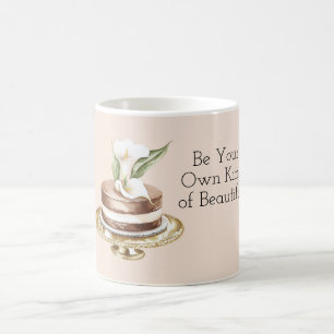 Caneca De Café Bolo Cala Lírio Seja Seu Próprio Tipo de Belo
