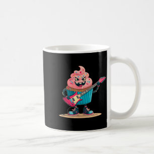 Caneca De Café Bolo de Aniversário Fofo com Guitarra Elétrica par