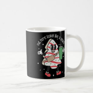 Caneca De Café Bolo De Árvore De Natal Boojee Aqui Parece Um