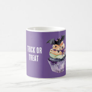 Caneca De Café Bolo de Halloween Morcego