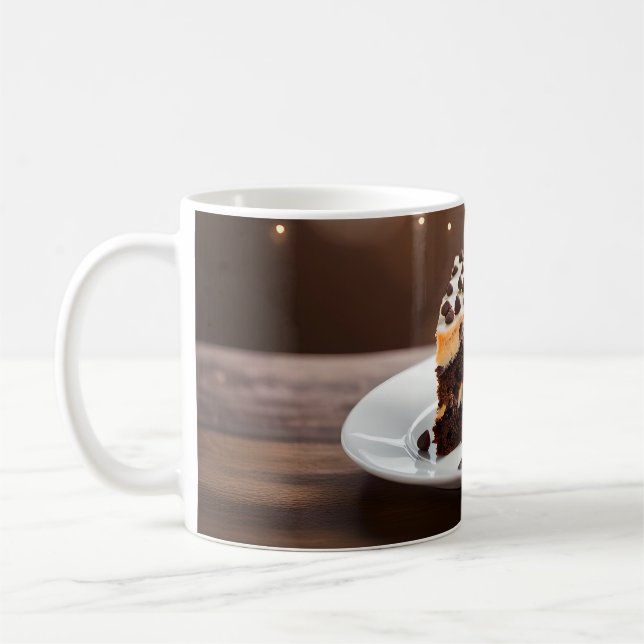 Caneca De Café Bolo de Massa de Biscoito (Esquerda)