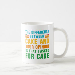 Caneca De Café Bolo E Sua Opinião