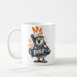 Caneca De Café Bolo Graffiti Bird Mug