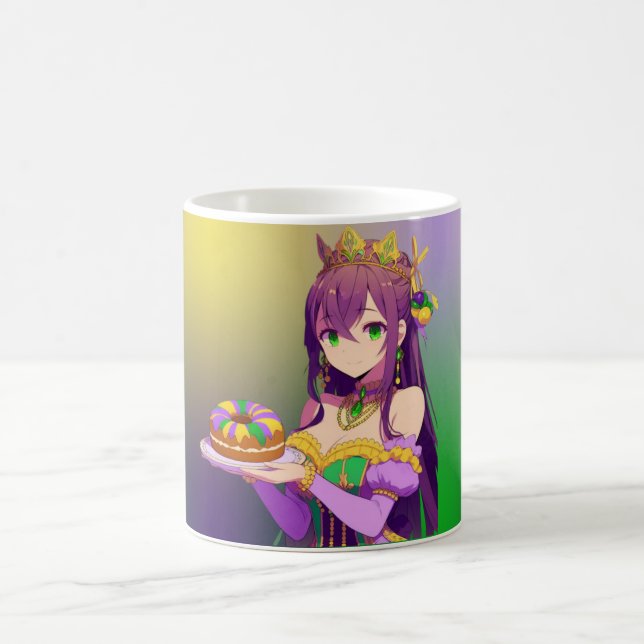 Caneca De Café Bolo Rei Anime Mardi Gras (Centro)