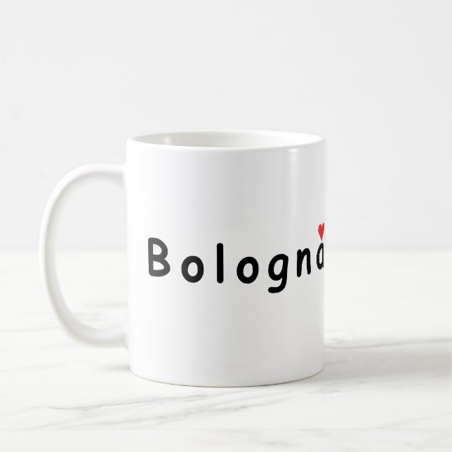 Caneca De Café Bolonha Itália, eu amo Bolonha (Esquerda)