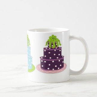 Caneca De Café Bolos Elegantes com Pontos