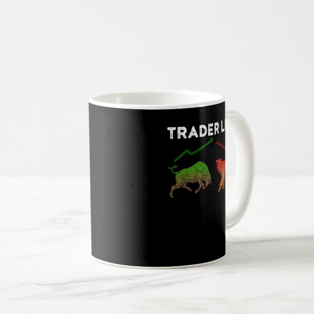 Caneca De Café Bolsa Comercial Oferta Dia Oferta Mercado Presente (Frente Esquerda)