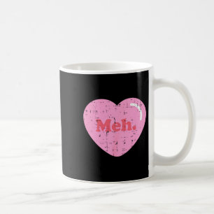 Caneca De Café Bolsa do Coração Meh Engraçado Anti Dia dos Namora
