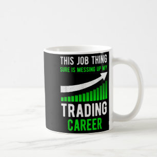 Caneca De Café Bolsa Funcional Mercado de Valores Comerciais