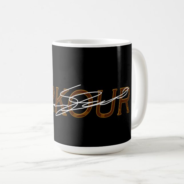 Caneca De Café Bolsa Tote Assinatura (Frente Esquerda)