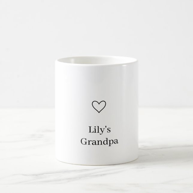 Caneca De Café Bolsa tote personalizada, Presente de madrinha de  (Centro)