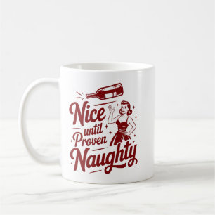 Caneca De Café Bom Até Provado Travesso Sarcasmo Natal Vinho