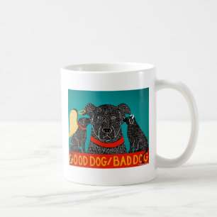 Caneca De Café Bom Cachorro Mau Cachorro Mug Stephen Huneck