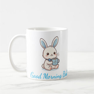 Caneca de Café Bom Dia Bobo Bunny - Kawaii Fofo