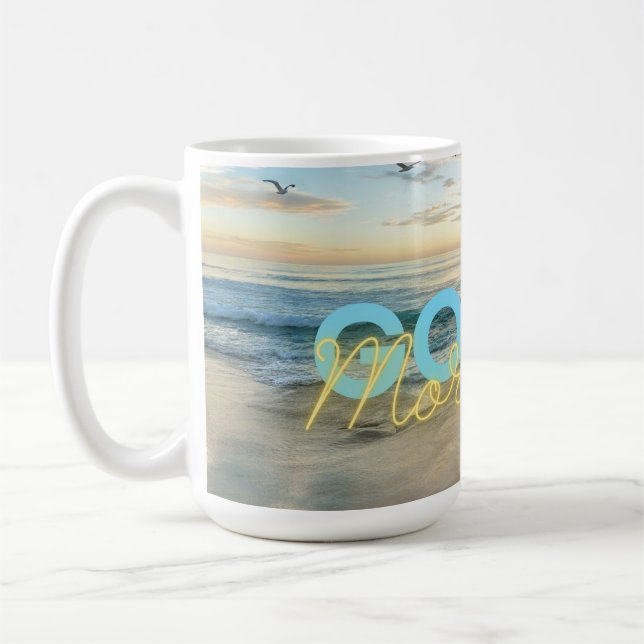 Caneca De Café Bom Dia Céu Azul (Esquerda)