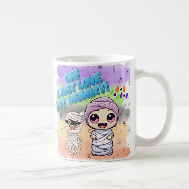 Caneca De Café Bom Dia das Bruxas! 👻 (Direita)