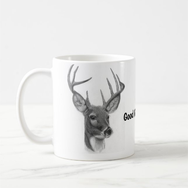 Caneca De Café Bom dia Deer Coffee Mug (Esquerda)