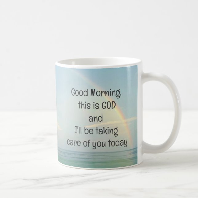 Caneca De Café Bom dia, este é Deus (Direita)
