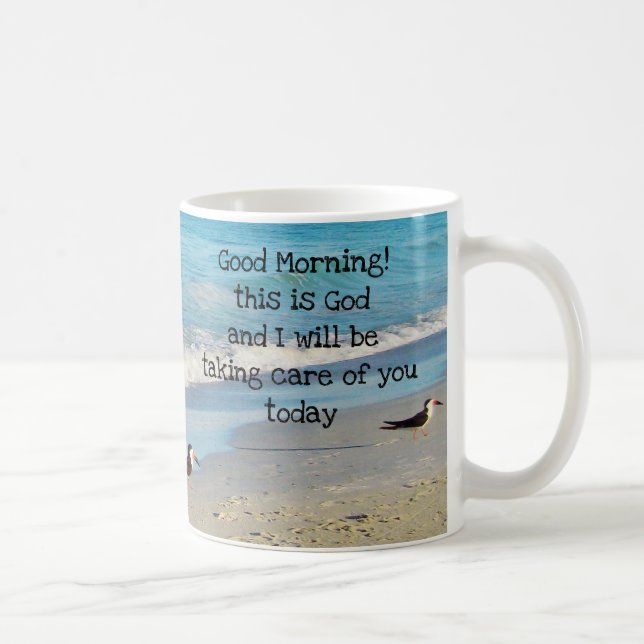 Caneca De Café "Bom dia, este é Deus" Coffee Mug (Direita)