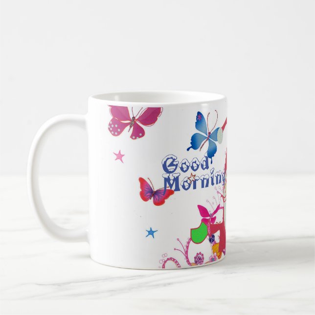 Caneca De Café Bom dia Hohoho! Feliz Natal (Esquerda)