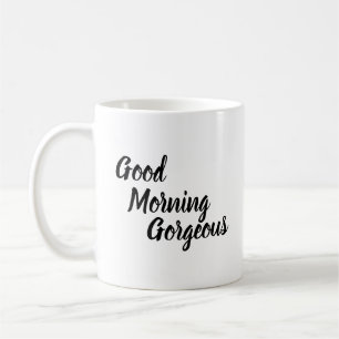 Caneca De Café Bom Dia, Linda